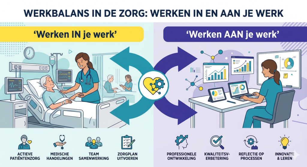 Wat is meta-werken? Ontdek hoe bewust werken aan hoe je werkt zorgt voor minder werkdruk, meer grip, betere samenwerking en meer werkgeluk. Bewust werken aan je werk